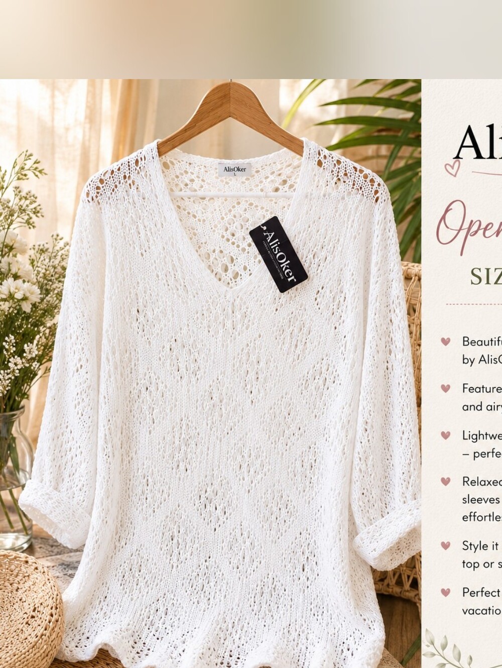 Open Knit Top
